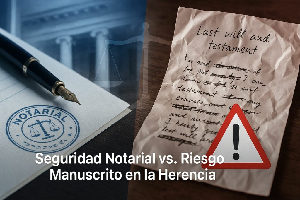 Testamento Abierto vs. Ológrafo